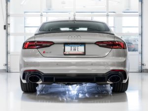 Audi RS 5 Sportback Performance Exhaust - AWE Tuning - Cat-Back Touring Edition + Resonated + RS-style Tips - Diamond Black - `20-`27